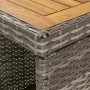 Juego de bar de jardín de 3 piezas con cojines ratán PE gris de , Conjuntos de jardín - Ref: Foro24-3261498, Precio: 237,69 €...