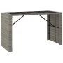 9-teiliges Gartenset für die Bar mit grauen PE-Rattan-Kissen. von , Gartensets - Ref: Foro24-3261514, Preis: 551,72 €, Rabatt: %