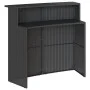 5-teiliges Gartenset mit schwarzen PE-Rattan-Kissen von , Gartensets - Ref: Foro24-3261487, Preis: 404,79 €, Rabatt: %