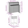 5-teiliges Gartenset mit schwarzen PE-Rattan-Kissen von , Gartensets - Ref: Foro24-3261487, Preis: 399,12 €, Rabatt: %
