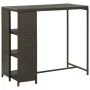 5-teiliges Gartenset mit braunen PE-Rattan-Kissen. von , Gartensets - Ref: Foro24-3261491, Preis: 320,77 €, Rabatt: %