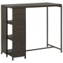 Juego de bar de jardín de 5 piezas con cojines ratán PE marrón by , Garden sets - Ref: Foro24-3261491, Price: 320,77 €, Disco...