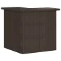 Juego de bar de jardín de 3 piezas con cojines ratán PE marrón by , Garden sets - Ref: Foro24-3261500, Price: 291,26 €, Disco...