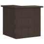 Juego de bar de jardín de 3 piezas con cojines ratán PE marrón by , Garden sets - Ref: Foro24-3261500, Price: 280,73 €, Disco...
