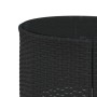 Sofá de jardín semicircular con mesa y cojines ratán PE negro by , Outdoor sofas - Ref: Foro24-3318526, Price: 427,02 €, Disc...