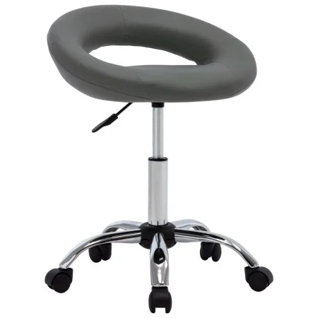 Gray synthetic leather work chair with wheels by vidaXL, Office chairs - Ref: Foro24-323668, Price: 71,10 €, Discount: %