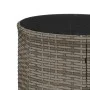 Sofá de jardín redondo con mesa y cojines ratán PE gris by , Outdoor sofas - Ref: Foro24-3318545, Price: 673,20 €, Discount: %