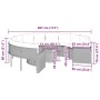 Sofá de jardín redondo con mesa y cojines ratán PE negro von , Outdoor-Sofas - Ref: Foro24-3318539, Preis: 562,76 €, Rabatt: %