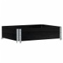 Collar de palet madera maciza de pino negro 80x60 cm by , Loading platforms and pallets - Ref: Foro24-4010265, Price: 43,23 €...