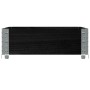 Collar de palet madera maciza de pino negro 80x60 cm by , Loading platforms and pallets - Ref: Foro24-4010265, Price: 43,23 €...