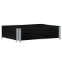 Collar de palet madera maciza de pino negro 80x60 cm by , Loading platforms and pallets - Ref: Foro24-4010265, Price: 43,23 €...