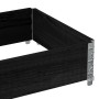Collar de palet madera maciza de pino negro 80x60 cm by , Loading platforms and pallets - Ref: Foro24-4010265, Price: 43,23 €...