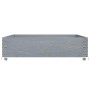 Collar de palet madera maciza de pino gris 120x80 cm de , Plataformas de carga y palés - Ref: Foro24-4010273, Precio: 52,08 €...