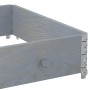 Collar de palet madera maciza de pino gris 120x80 cm de , Plataformas de carga y palés - Ref: Foro24-4010273, Precio: 52,08 €...