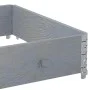Collar de palet madera maciza de pino gris 120x80 cm by , Loading platforms and pallets - Ref: Foro24-4010273, Price: 43,79 €...