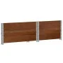 Collares de palets 2 uds madera maciza de pino marrón 80x60 cm by , Loading platforms and pallets - Ref: Foro24-4010271, Pric...