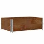 Collares de palets 2 uds madera maciza de pino marrón 120x80 cm de , Plataformas de carga y palés - Ref: Foro24-4010278, Prec...