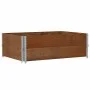 Collares de palets 2 uds madera maciza de pino marrón 120x80 cm de , Plataformas de carga y palés - Ref: Foro24-4010278, Prec...