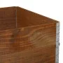 Collares de palets 2 uds madera maciza de pino marrón 120x80 cm de , Plataformas de carga y palés - Ref: Foro24-4010278, Prec...