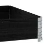 Collar de palet madera maciza de pino negro 100x100 cm by , Loading platforms and pallets - Ref: Foro24-4010286, Price: 41,72...