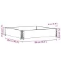 Massive Halskette aus schwarzer Kiefernpalettenholz 100x100 cm. von , Ladeplattformen und Paletten - Ref: Foro24-4010286, Pre...