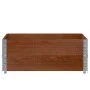 Collares de palets 2 uds madera maciza pino marrón 100x100 cm by , Loading platforms and pallets - Ref: Foro24-4010292, Price...