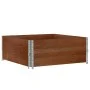 Collares de palets 2 uds madera maciza pino marrón 100x100 cm by , Loading platforms and pallets - Ref: Foro24-4010292, Price...