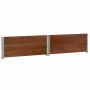 Collares de palets 2 uds madera maciza pino marrón 100x100 cm by , Loading platforms and pallets - Ref: Foro24-4010292, Price...