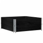 Collares de palets 2 uds madera maciza de pino negro 100x100 cm by , Loading platforms and pallets - Ref: Foro24-4010290, Pri...