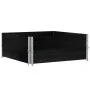 Collares de palets 2 uds madera maciza de pino negro 100x100 cm by , Loading platforms and pallets - Ref: Foro24-4010290, Pri...