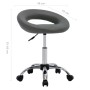 Grauer Arbeitsstuhl aus Kunstleder mit Rollen von vidaXL, Bürostühle - Ref: Foro24-323668, Preis: 74,45 €, Rabatt: %