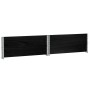 Collares de palets 2 uds madera maciza de pino negro 100x100 cm by , Loading platforms and pallets - Ref: Foro24-4010290, Pri...