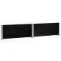 Collares de palets 2 uds madera maciza de pino negro 100x100 cm by , Loading platforms and pallets - Ref: Foro24-4010290, Pri...