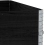 Collares de palets 2 uds madera maciza de pino negro 100x100 cm by , Loading platforms and pallets - Ref: Foro24-4010290, Pri...