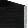 Collares de palets 2 uds madera maciza de pino negro 100x100 cm by , Loading platforms and pallets - Ref: Foro24-4010290, Pri...