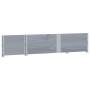 Collares de palets 2 uds madera maciza de pino gris 150x50 cm by , Loading platforms and pallets - Ref: Foro24-4010299, Price...