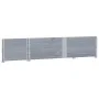 Collares de palets 2 uds madera maciza de pino gris 150x50 cm by , Loading platforms and pallets - Ref: Foro24-4010299, Price...