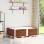 Collares de palets 2 uds madera maciza pino marrón 150x100 cm by , Loading platforms and pallets - Ref: Foro24-4010308, Price...