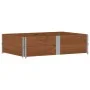 Collares de palets 2 uds madera maciza pino marrón 150x100 cm by , Loading platforms and pallets - Ref: Foro24-4010308, Price...
