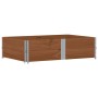 Collares de palets 2 uds madera maciza pino marrón 150x100 cm by , Loading platforms and pallets - Ref: Foro24-4010308, Price...