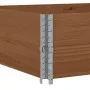 Collares de palets 2 uds madera maciza pino marrón 150x100 cm by , Loading platforms and pallets - Ref: Foro24-4010308, Price...