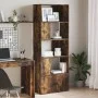 Estantería madera de ingeniería roble ahumado 70x36x189 cm de , Librerías y estanterías - Ref: Foro24-3295321, Precio: 117,36...