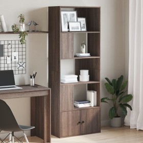 Estantería madera de ingeniería marrón roble 70x36x189 cm by , Bookcases and shelves - Ref: Foro24-3295323, Price: 110,93 €, ...