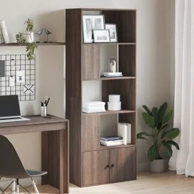 Ingenieurholzregal in Eichenbraun 70x36x189 cm von , Bücherregale und Regale - Ref: Foro24-3295323, Preis: 109,58 €, Rabatt: %