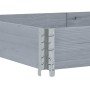 Collar de palet madera maciza de pino gris 150x100 cm by , Loading platforms and pallets - Ref: Foro24-4010303, Price: 64,28 ...