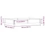 Collar de palet madera maciza de pino gris 150x100 cm by , Loading platforms and pallets - Ref: Foro24-4010303, Price: 57,97 ...