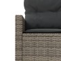 Sofá de jardín semicircular 2 piezas ratán sintético gris by , Outdoor sofas - Ref: Foro24-3262071, Price: 654,55 €, Discount: %