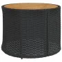 Set de sofá de jardín semicircular 3 pzas ratán sintético negro by , Outdoor sofas - Ref: Foro24-3262078, Price: 607,32 €, Di...
