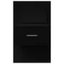 Wand-Nachttische mit LED-Lichtern, 2 Stück, Schwarz. von , Nachttische - Ref: Foro24-848160, Preis: 131,19 €, Rabatt: %