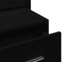 Mesitas de noche de pared con luces LED 2 unidades negro by , Nightstands - Ref: Foro24-848160, Price: 128,74 €, Discount: %